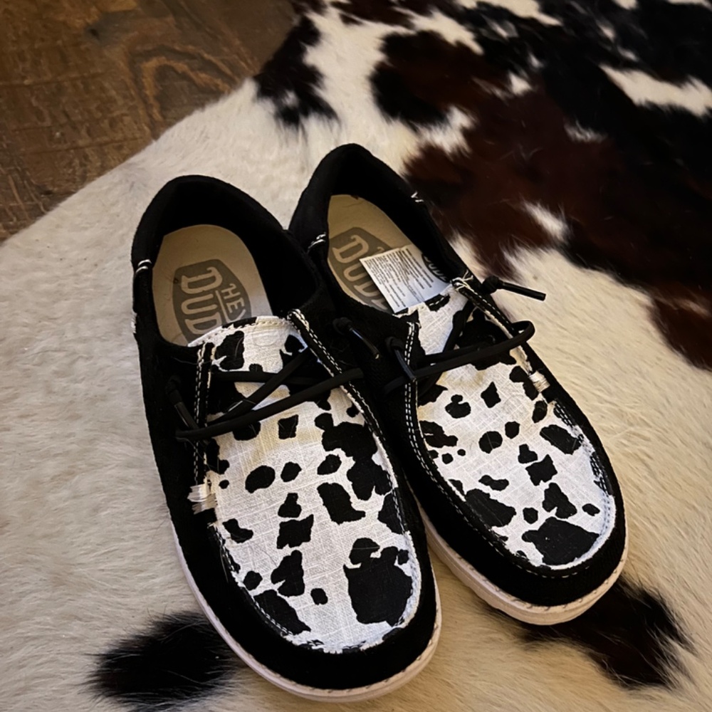 Cow Print Hey Dudes